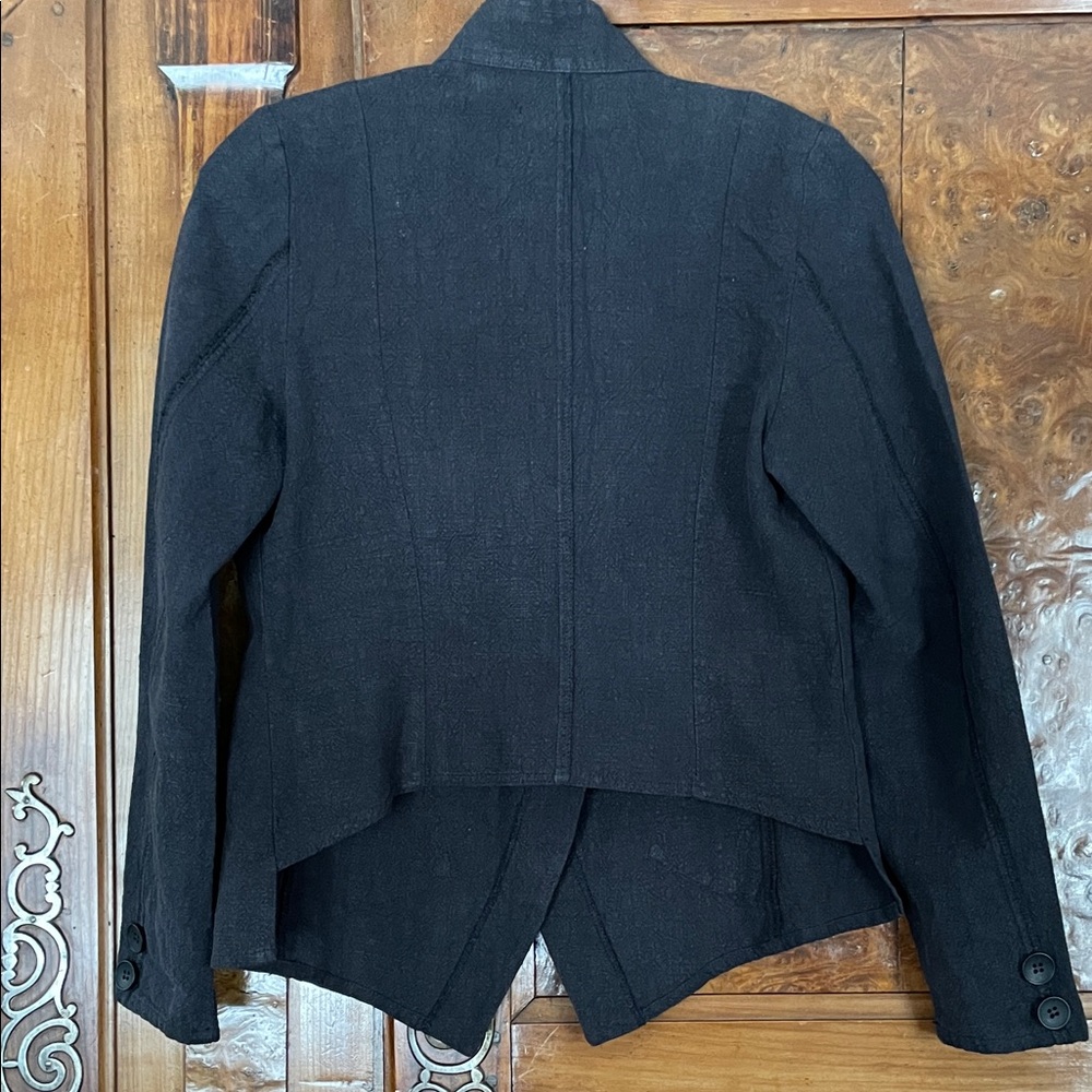 Lurdes Bergada  Black Women's Button-Up Blazer - Picture 4 of 16